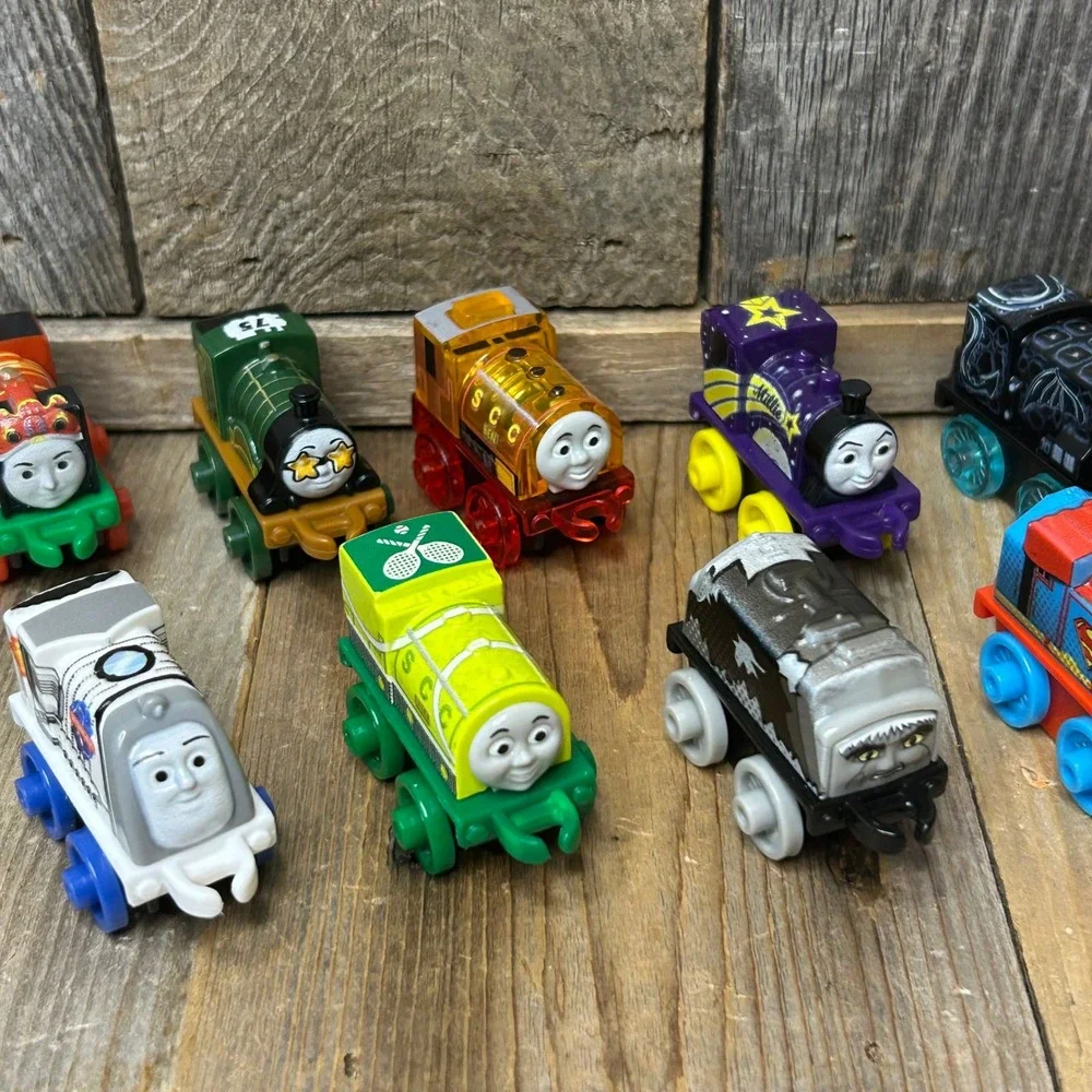 Thomas & Friends Minis 18 Train Engine Lot DC Comics Millie Skarloey Light Up